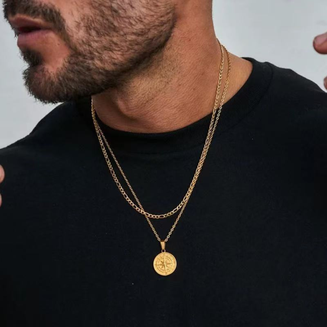 סט מחוברים לנצח לילד – צמיד ושרשרת עם חריטה אישית